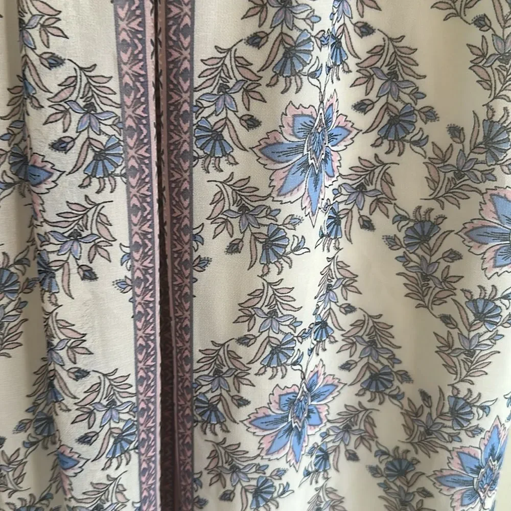 Lily Rose Floral Spaghetti Strap Maxi Dress Size M - Picture 4 of 7